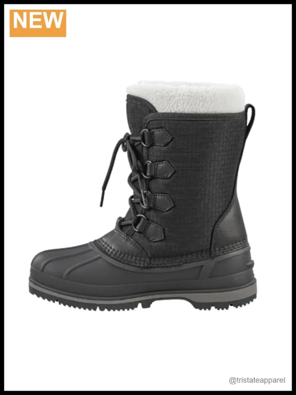 Women's Baffin Snow Boots Faux Fur Trim Lace Up Winter Outdoor Insulated